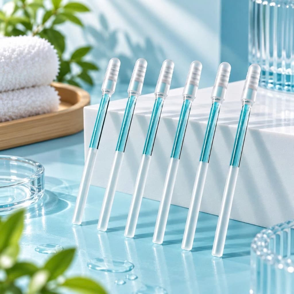 Set 24 Que Vệ Sinh Tai Silicon Mềm, Dụng Cụ Lấy Ráy Tai Nhỏ Gọn994