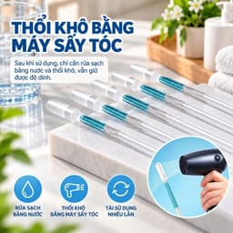 Set 24 Que Vệ Sinh Tai Silicon Mềm, Dụng Cụ Lấy Ráy Tai Nhỏ Gọn994 4