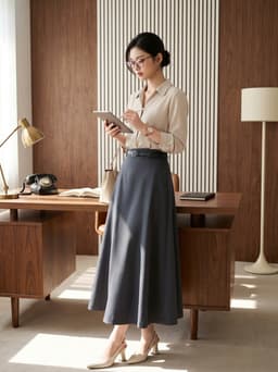 Chân váy nữ CARDINA chất liệu tuýt si nhung chéo dáng xòe rủ vạt lệch  6CVX14 6