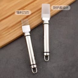 Dao cắt sợi hành, chẻ sợi rau muống, inox không gỉ có nắp đậy lưỡi dao 4