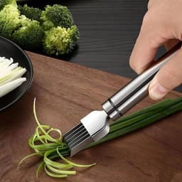 Dao cắt sợi hành, chẻ sợi rau muống, inox không gỉ có nắp đậy lưỡi dao 7