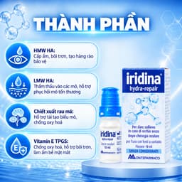 [MUA 2 TẶNG 1] Nước Mắt Nhân Tạo IRIDINA Dưỡng Ẩm & Phục Hồi Mắt Khô, Mỏi [Date 03/2027] 5