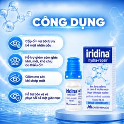 [MUA 2 TẶNG 1] Nước Mắt Nhân Tạo IRIDINA Dưỡng Ẩm & Phục Hồi Mắt Khô, Mỏi [Date 03/2027] 3