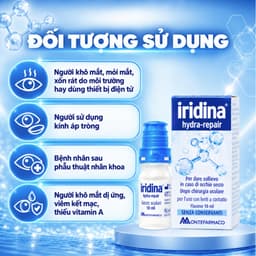 [MUA 2 TẶNG 1] Nước Mắt Nhân Tạo IRIDINA Dưỡng Ẩm & Phục Hồi Mắt Khô, Mỏi [Date 03/2027] 4
