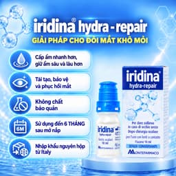[MUA 2 TẶNG 1] Nước Mắt Nhân Tạo IRIDINA Dưỡng Ẩm & Phục Hồi Mắt Khô, Mỏi [Date 03/2027] 7