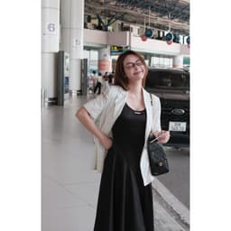 Váy Lụa Queen Bổ Thân Xéo Tà Cách Điệu Đen MACI MCVVADE0408 Thời Trang Nữ Thiết Kế Độc Quyền 8