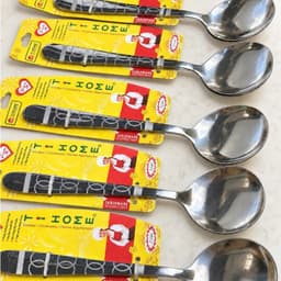 SÉT 2 MUỖNG TRÒN/ NHỌN INOX DÀY DẶN CAO CẤP (HÀNG LOẠI 1) CẦM NẶNG TAY 7