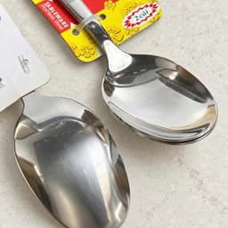 SÉT 2 MUỖNG TRÒN/ NHỌN INOX DÀY DẶN CAO CẤP (HÀNG LOẠI 1) CẦM NẶNG TAY 6