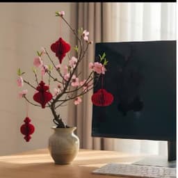 Combo 11 Quả Cầu Giấy Loại Đẹp 11 Quả 11 Hình Khác Nhau - Trang Trí Noel, Tết 3