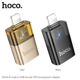 Đầu Chuyển Đổi Hoco UA36 Li-ght-ning Ra (USB Cái) và UA17 Type-c 6