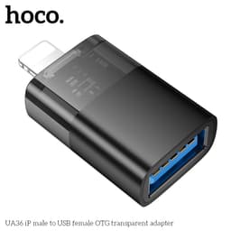 Đầu Chuyển Đổi Hoco UA36 Li-ght-ning Ra (USB Cái) và UA17 Type-c 4