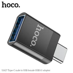 Đầu Chuyển Đổi Hoco UA36 Li-ght-ning Ra (USB Cái) và UA17 Type-c 9