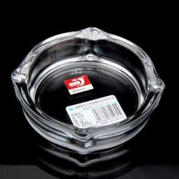 Gạt Tàn Thủy Tinh Hình Tròn Trong Suốt YG8019. LMS 3