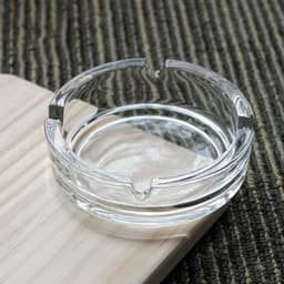 Gạt Tàn Thủy Tinh Hình Tròn Trong Suốt YG8019. LMS 6