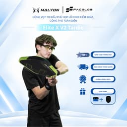 Vợt Pickleball Elite X V2 Tardio Facolos Chính Hãng - Phiên Bản Giới Hạn 2026, Công Nghệ Lõi Mới Nhất! 1