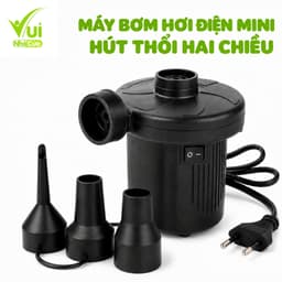 Bơm Điện Mini Hút Thổi Hai Chiều Đa Năng Kèm Ba Đầu GD88 - Máy Bơm Hơi Điện Mini Công Suất 50W 1