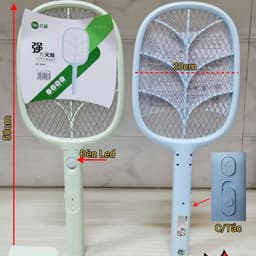 Vợt bắt muỗi 3 lớp lưới DP G809 Sạc Type-c và gấp gọn 2 Trong 1 1