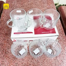 Bộ 6 ly thuỷ tinh Red Cherry ZB12A 280ml. LMS 8