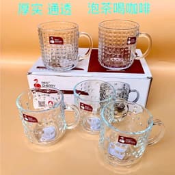 Bộ 6 ly thuỷ tinh Red Cherry ZB12A 280ml. LMS 6