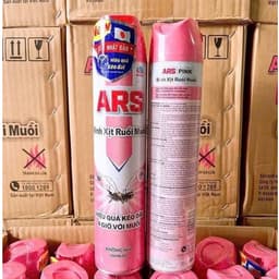 Bình Xịt Ruồi Muỗi ARS PINK Hồng (600ml) 8