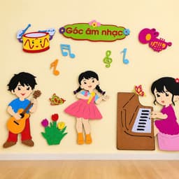 Đồ mầm non - Tổng hợp tranh góc mầm non dùng trang trí nhiều mẫu 2