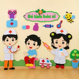 Đồ mầm non - Tổng hợp tranh góc mầm non dùng trang trí nhiều mẫu 3