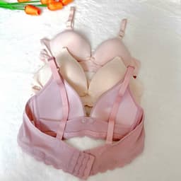 áo ngực bầu, áo lót cho bé ti, áo lót bầu sau sinh chất su không gọng loại đẹp bền lắm 34 36 38 40 chất đẹp 4