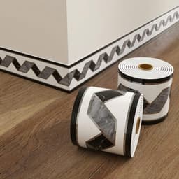 Cuộn Phào Xốp PVC ( 5met x10cm) có sẵn keo, trang trí chân tường, phào trần, chống thấm nước 6