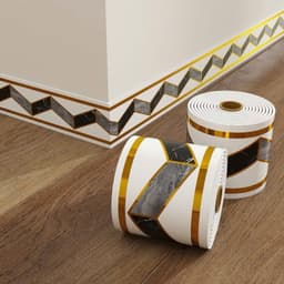 Cuộn Phào Xốp PVC ( 5met x10cm) có sẵn keo, trang trí chân tường, phào trần, chống thấm nước 7