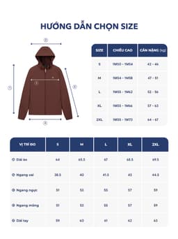 [BST THU ĐÔNG 2026] Áo khoác gió nữ YODY cản gió cản bụi, form basic, có mũ tiện dụng WCWC26A001 8