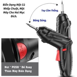 Máy Khoan Pin Sạc Bắt Vít Cầm Tay 47 Món. LMS 5