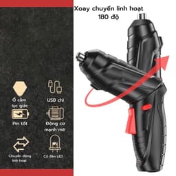 Máy Khoan Pin Sạc Bắt Vít Cầm Tay 47 Món. LMS 8