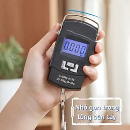 Cân Điện Tử Cầm Tay Mini Có Móc Treo WH-A08 và Cân cầm tay 10kg mẫu mới. LMS 7