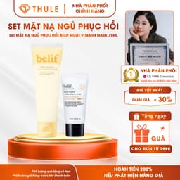Set Mặt Nạ Ngủ Phục Hồi Belif Super Knights Multi Vitamin Mask 50ml + 25ml, Dưỡng Sáng, Cấp Ẩm Qua Đêm 1