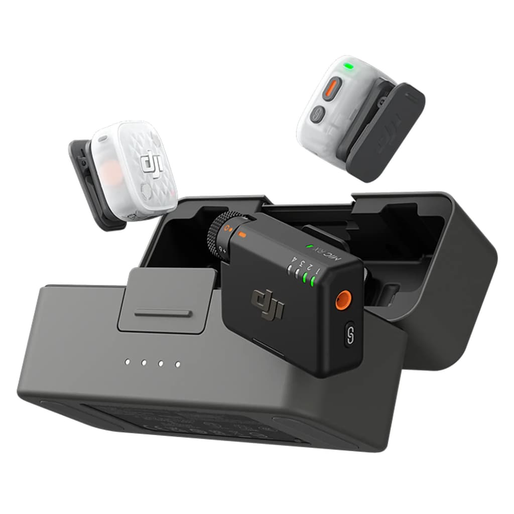 Micro thu âm DJI Mic Mini 2S (2 TX + 1 RX + Charging Case) Chính Hãng