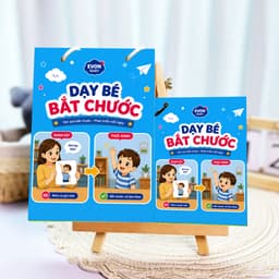 Thẻ Flash EVON BABY dạy bé tập nói - Bài tập bắt chước cho trẻ 7