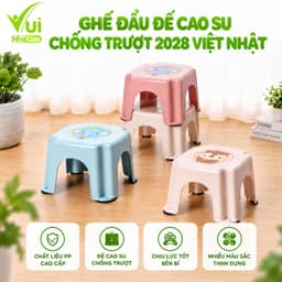 Ghế Đẩu Nhựa PP Chống Trượt Cho Bé Và Gia Đình GD146 - Ghế Đẩu Nhựa Mini Chống Trượt Chịu Lực 1