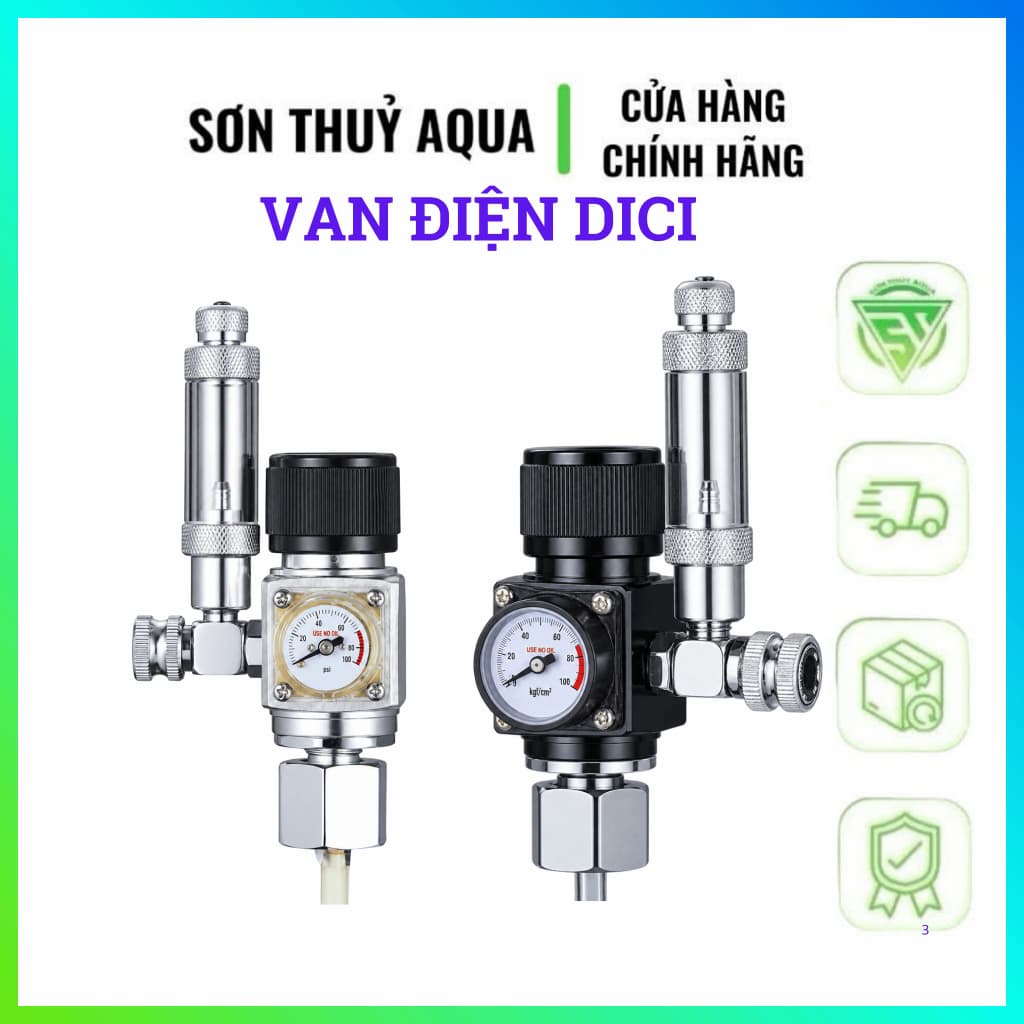 VAN CO2 DICI CAO CẤP - VAN ĐIỆN CO2 DICI - VAN CƠ CO2 DICI - PHỤ KIỆN CO2 DICI