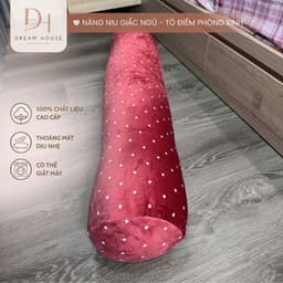 Vỏ Gối Ôm Nỉ Có Khóa Kéo Tiện Lợi Chất Nỉ Nhung Sữa Mềm Mại Siêu Ấm Giấc Ngủ Êm Ái 5