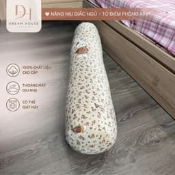 Vỏ Gối Ôm Nỉ Có Khóa Kéo Tiện Lợi Chất Nỉ Nhung Sữa Mềm Mại Siêu Ấm Giấc Ngủ Êm Ái 3