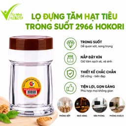 Lọ Đựng Tăm 2966 Việt Nhật Nhựa Trong Có Nắp Đậy Vệ Sinh Chống Bụi Bẩn GD337 1
