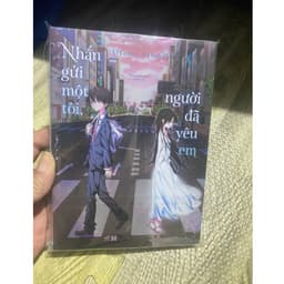 (+3 card) Bộ 2q vở Nhắn gửi một tôi người đã yêu em nhắn gửi tất cả các em ... 1