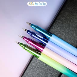 Bút luyện chữ đẹp Hồn Chữ Việt N07, ngòi lá tre mềm dễ dàng tạo nét thanh đậm, bút mực, bút máy 3