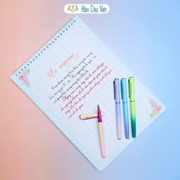 Bút luyện chữ đẹp Hồn Chữ Việt N07, ngòi lá tre mềm dễ dàng tạo nét thanh đậm, bút mực, bút máy 2