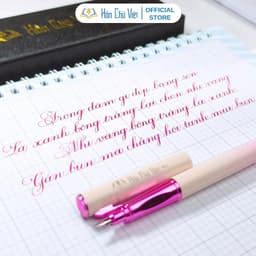 Bút luyện chữ đẹp Hồn Chữ Việt N07, ngòi lá tre mềm dễ dàng tạo nét thanh đậm, bút mực, bút máy 4