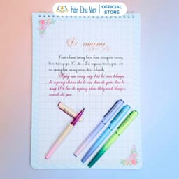 Bút luyện chữ đẹp Hồn Chữ Việt N07, ngòi lá tre mềm dễ dàng tạo nét thanh đậm, bút mực, bút máy 2