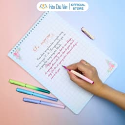 Bút luyện chữ đẹp Hồn Chữ Việt N07, ngòi lá tre mềm dễ dàng tạo nét thanh đậm, bút mực, bút máy 5