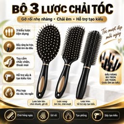 Lược Gỡ Rối Tóc - Lược Massage Da Đầu Chống Tĩnh Điện Giảm Gãy Rụng Dùng Cho Mọi Loại Tóc Nam Nữ 1