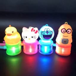 Đèn lồng lò xo xinh xắn hoạt hình có sẵn đèn led cho bé 8