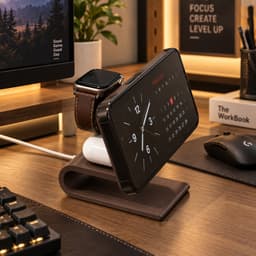 Đế Sạc 3 Trong 1 3DLUXI, Đế Sạc Điện Thoại, Đồng Hồ Thông Minh, Tai Nghe Gọn Gàng, In Từ Nhựa PLA/PETG An Toàn 3